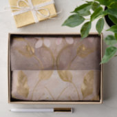 Gilded Flight, schöne Grüne Moth Forals Seidenpapier (Geschenk)