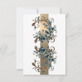 Gilded Floral Elegance UAWG Einladung (Rückseite)