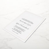 Gilded Floral | Formales Hochzeitsfeiern mit Goldf Folieneinladung (Gedreht)