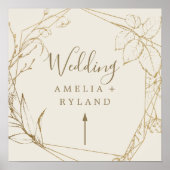 Gilded Floral | Kurs für Hochzeiten mit Creme und Poster (Vorne)