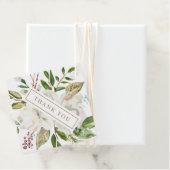 Gilded Floral Wedding Vielen Dank Geschenkanhänger (Beispiel)