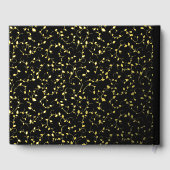Gilded Foil Wedding Guest Book Gästebuch (Rückseite)