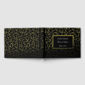 Gilded Foil Wedding Guest Book Gästebuch (Voll)