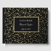 Gilded Foil Wedding Guest Book Gästebuch (Vorderseite)