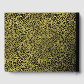 Gilded Foil Wedding Guest Book Gästebuch (Rückseite)