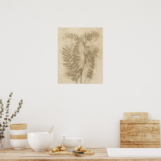 Gilded Foliage Poster (Küche)