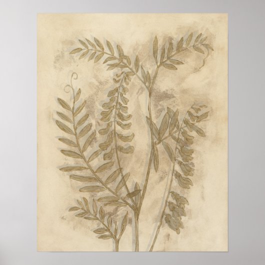 Gilded Foliage Poster (Vorne)