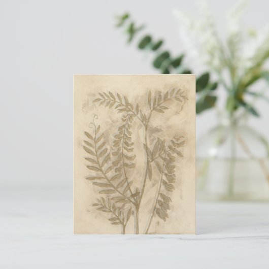 Gilded Foliage Postkarte (Stehend Vorderseite)