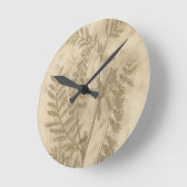 Gilded Foliage Runde Wanduhr (Winkel)