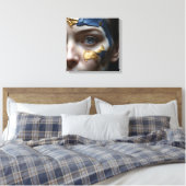 Gilded Fracture Leinwanddruck (Insitu (Schlafzimmer))