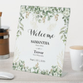 Gilded Garden: Ein botanisches Hochzeitszeichen Sockelschild (In Situ)