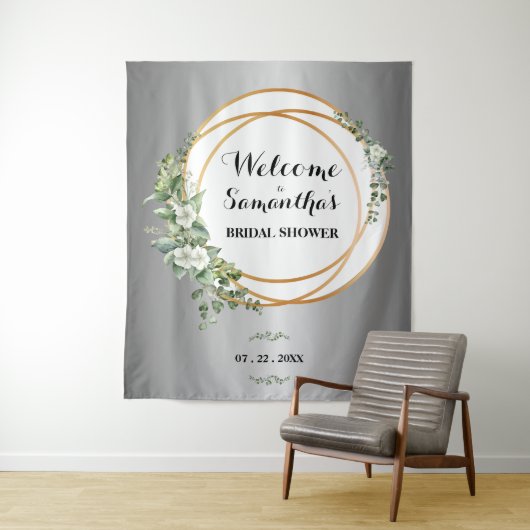 Gilded Garden: Ein glänzendes und goldenes Bridalb Wandteppich (Beispiel)