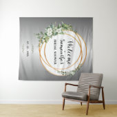 Gilded Garden: Ein glänzendes und goldenes Bridalb Wandteppich (Beispiel (Horizontal))