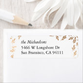 Gilded Garland Elegantes Label (Insitu)