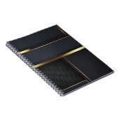 Gilded Geometry Luxury Notizblock (Rechte Seite)