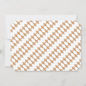 Gilded Glamour Wedding | Art Deco Gold Einladung (Rückseite)