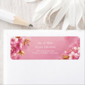 Gilded Gold Leaf Pink Cherry Blossom (Insitu)