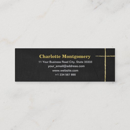 Gilded Grad Hat | Chalkboard-Abschluss-Namenkarte Telefonnummerkarte (Rückseite)