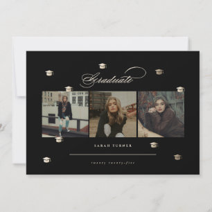 Gilded Graduate   Eleganter Abschluss Einladung