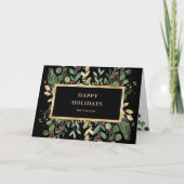 Gilded Greenery Black | Weihnachten (Vorderseite)