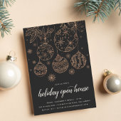 Gilded | Holiday Open House Party Einladung