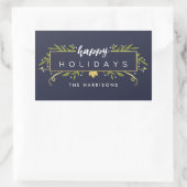 Gilded Holiday Personalisiert Stickers (Tasche)