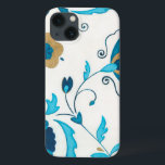 Gilded Indigo Blume mit weißem Hintergrund Case-Mate iPhone Hülle<br><div class="desc">Eine Erica J. Vess Original, vergoldete indigo Blume Erholung auf einem weißen Hintergrund. Ein einfaches, subtiles Gemälde, das jeder als Geschenk erhalten würde!</div>