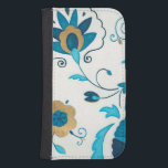 Gilded Indigo Blume mit weißem Hintergrund Samsung S4 Geldbeutel Hülle<br><div class="desc">Eine Erica J. Vess Original,  vergoldete indigo Blume Erholung auf einem weißen Hintergrund. Ein einfaches,  subtiles Gemälde,  das jeder als Geschenk erhalten würde!</div>