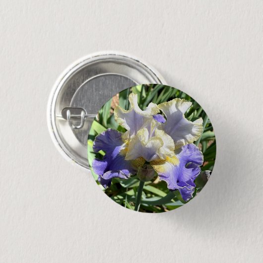 Gilded Iris Button (Vorne & Hinten)