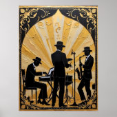 Gilded Jazz Ensemble Poster (Vorne)