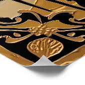 Gilded Jazz Ensemble Poster (Ecke)