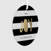Gilded Joy | Holiday Ornament (Vorderseite)