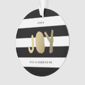 Gilded Joy | Holiday Ornament (Vorderseite)