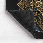 Gilded Knot Continuum — Ornate Celtic Mousepad (Ecke)