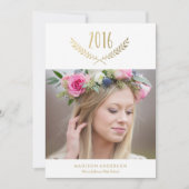 Gilded Laurel Abschluss Ankündigung (Vorderseite)