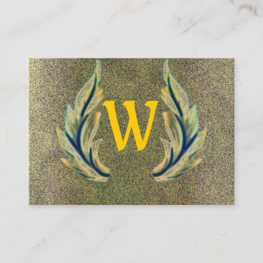 Gilded Leaf-W Visitenkarte (Vorderseite)