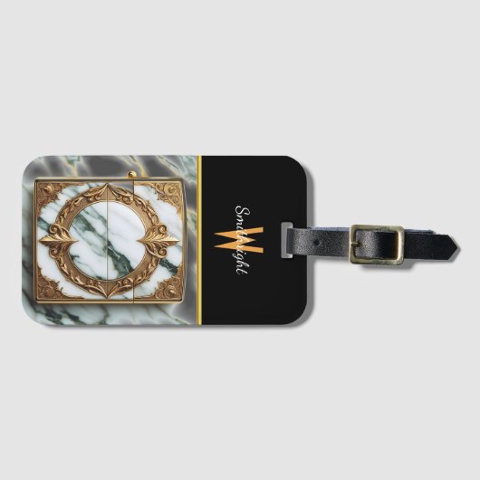 Gilded Marble Lighter Gepäckanhänger (Vorderseite (Horizontal))