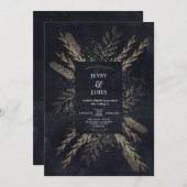 Gilded Meadow Feiertagskarte (Vorne/Hinten)