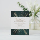 Gilded Meadow Postkarte (Stehend Vorderseite)