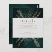 Gilded Meadow Postkarte (Vorne/Hinten)