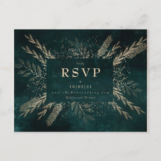 Gilded Meadow Postkarte (Vorderseite)