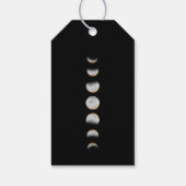 Gilded Moon Phase Wedding Vielen Dank Geschenkanhänger (Rückseite)