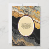 Gilded Nikah Wedding Einladung Chic Ismic Gold (Rückseite)