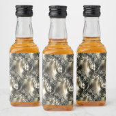 Gilded Pearls Alkoholflaschenetikett (Flaschen)