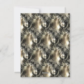 Gilded Pearls Feiertagskarte (Rückseite)