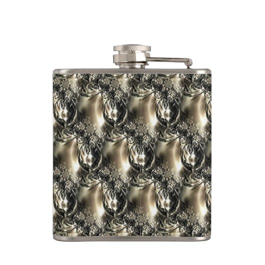 Gilded Pearls Flachmann (Rückseite)