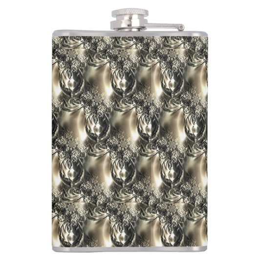 Gilded Pearls Flachmann (Rückseite)