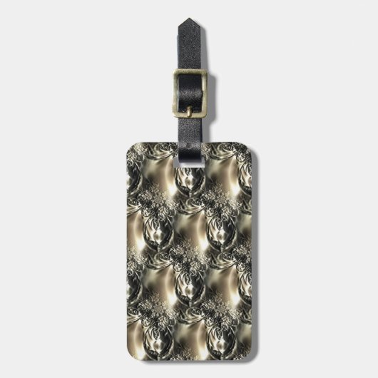 Gilded Pearls Gepäckanhänger (Vorderseite vertikal)