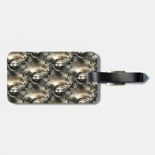 Gilded Pearls Gepäckanhänger (Rückseite horizontal)