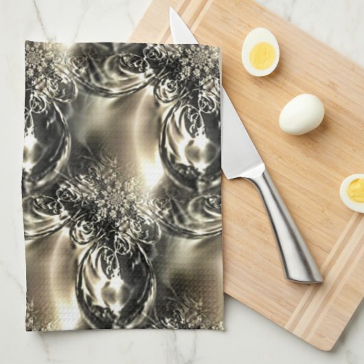 Gilded Pearls Geschirrtuch (Viertel Falte)